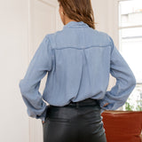 Chemise Charleen - denim clair