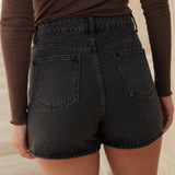 Jupe-short Jadene - denim gris