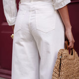 Jean Giovani - denim blanc