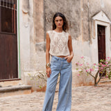 Jean Giovani - denim clair