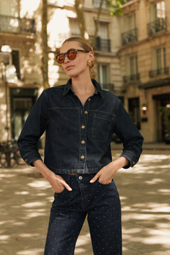 Veste Calista - denim brut