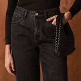 Jean Bony - denim gris foncé