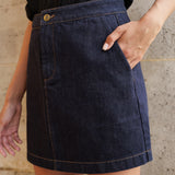 Jupe Romy - denim brut