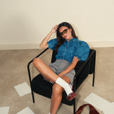 Cléa shirt - stone denim