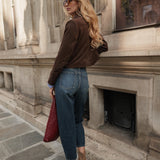 Jean Boy - denim bleu foncé