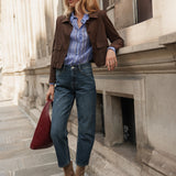 Jean Boy - denim bleu foncé