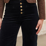 Pantalon Valentina - velours marine