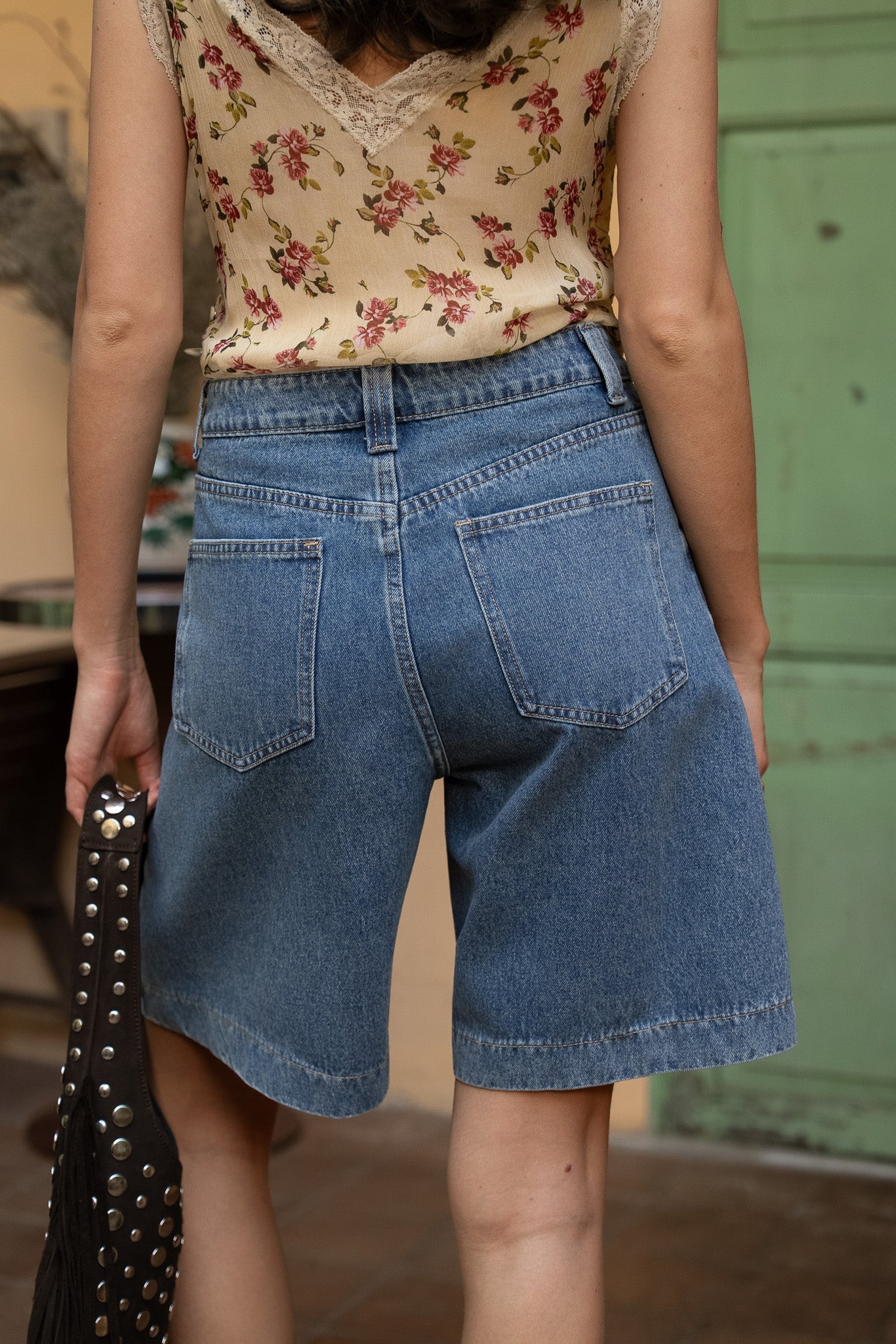 Bermuda Victus - denim gris bleu