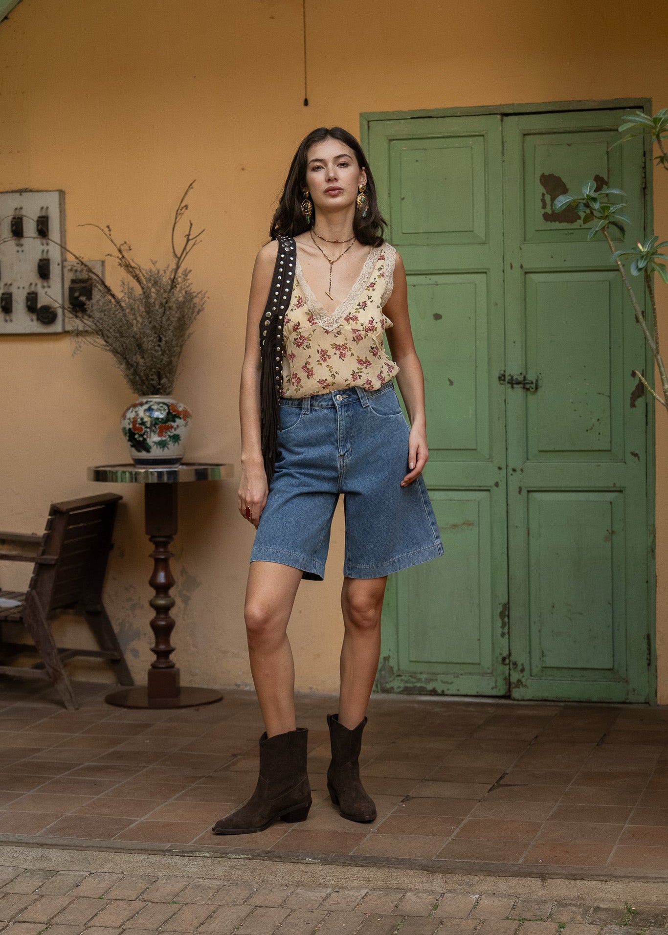 Bermuda Victus - denim gris bleu