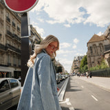 Blazer Waverly - denim vintage - Oraije Paris