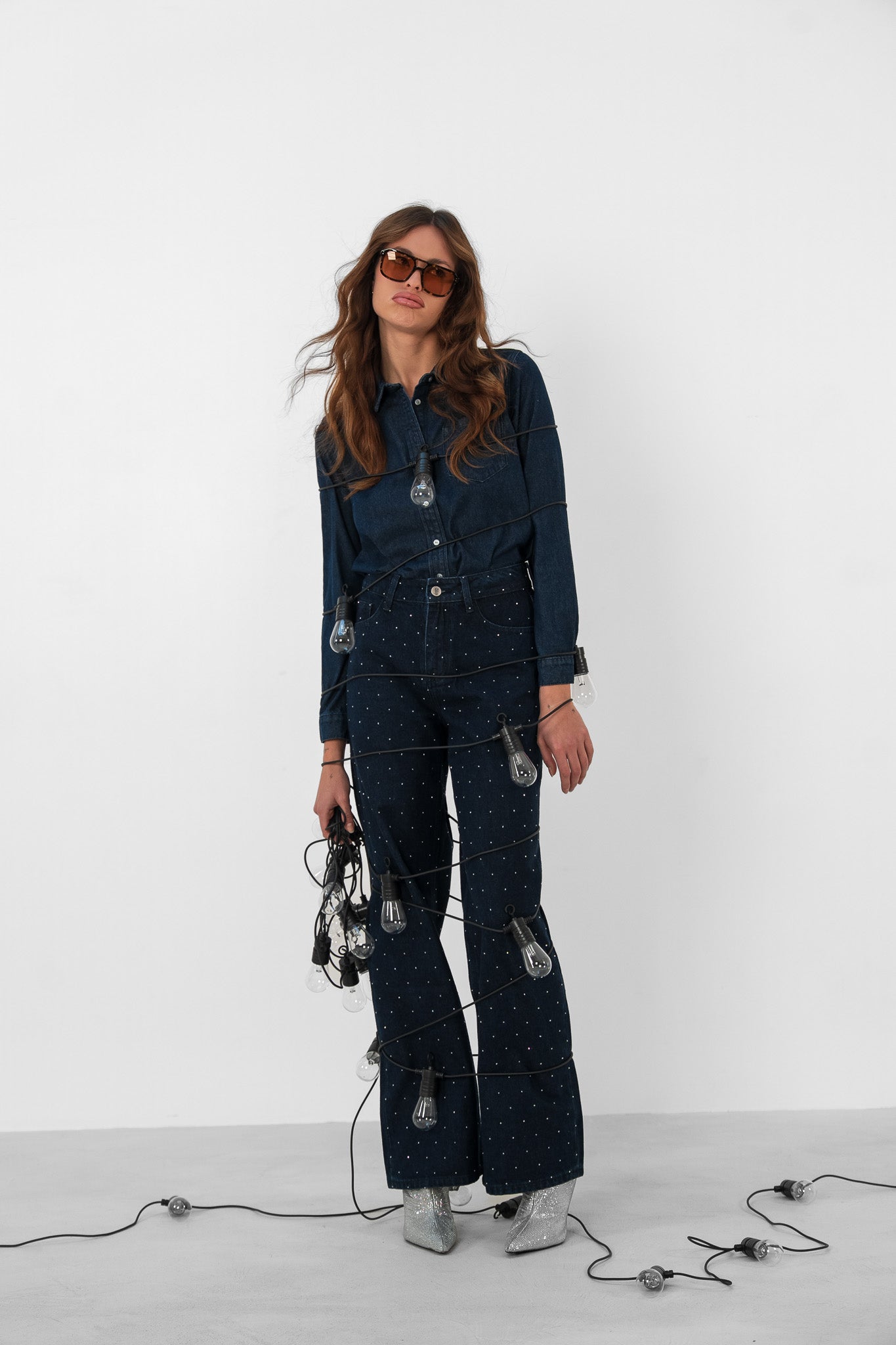 Chemise Celia - denim brut - Oraije Paris