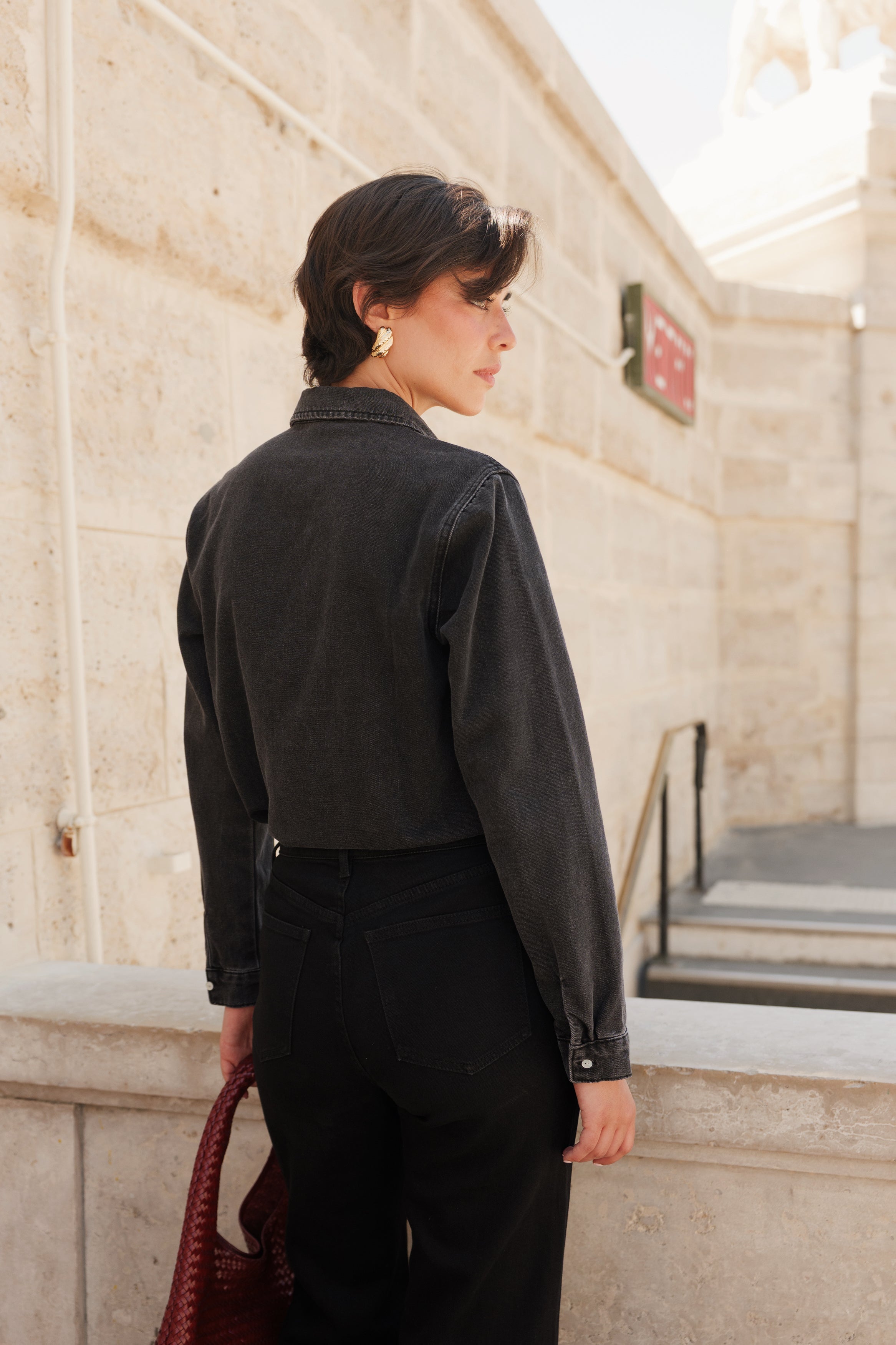 Chemise Celia - denim gris foncé