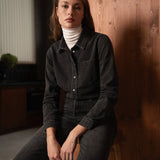 Chemise Celia - denim gris foncé - Oraije Paris