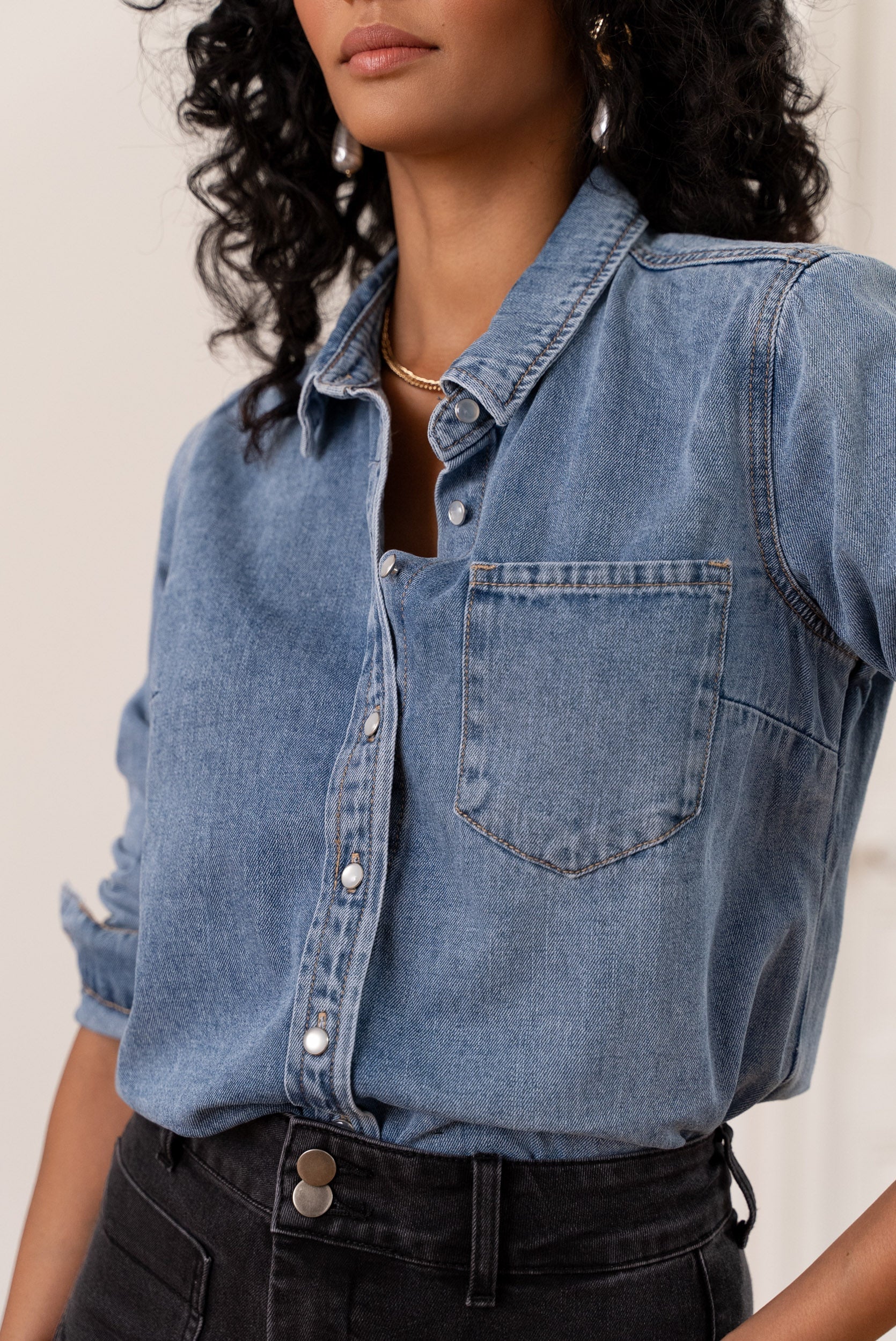 Chemise Celia - denim stone