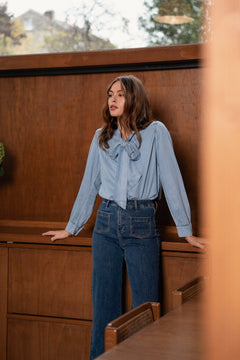 Chemise Charleen - denim clair