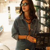 Chemise Cheri - denim stone