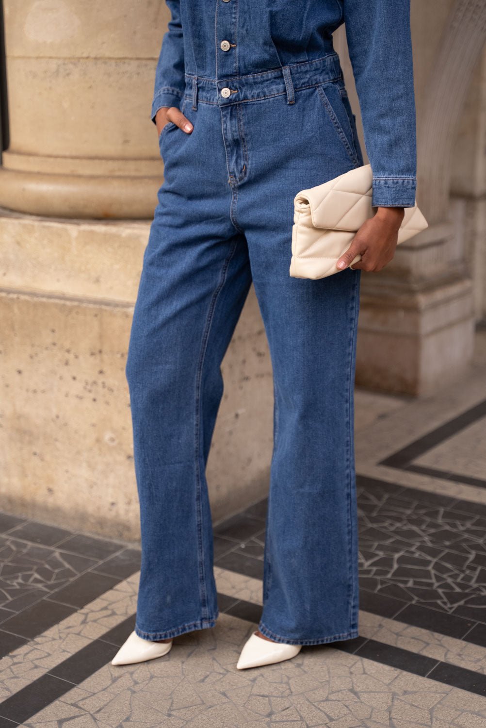 Combinaison Charly - denim stone - Oraije Paris