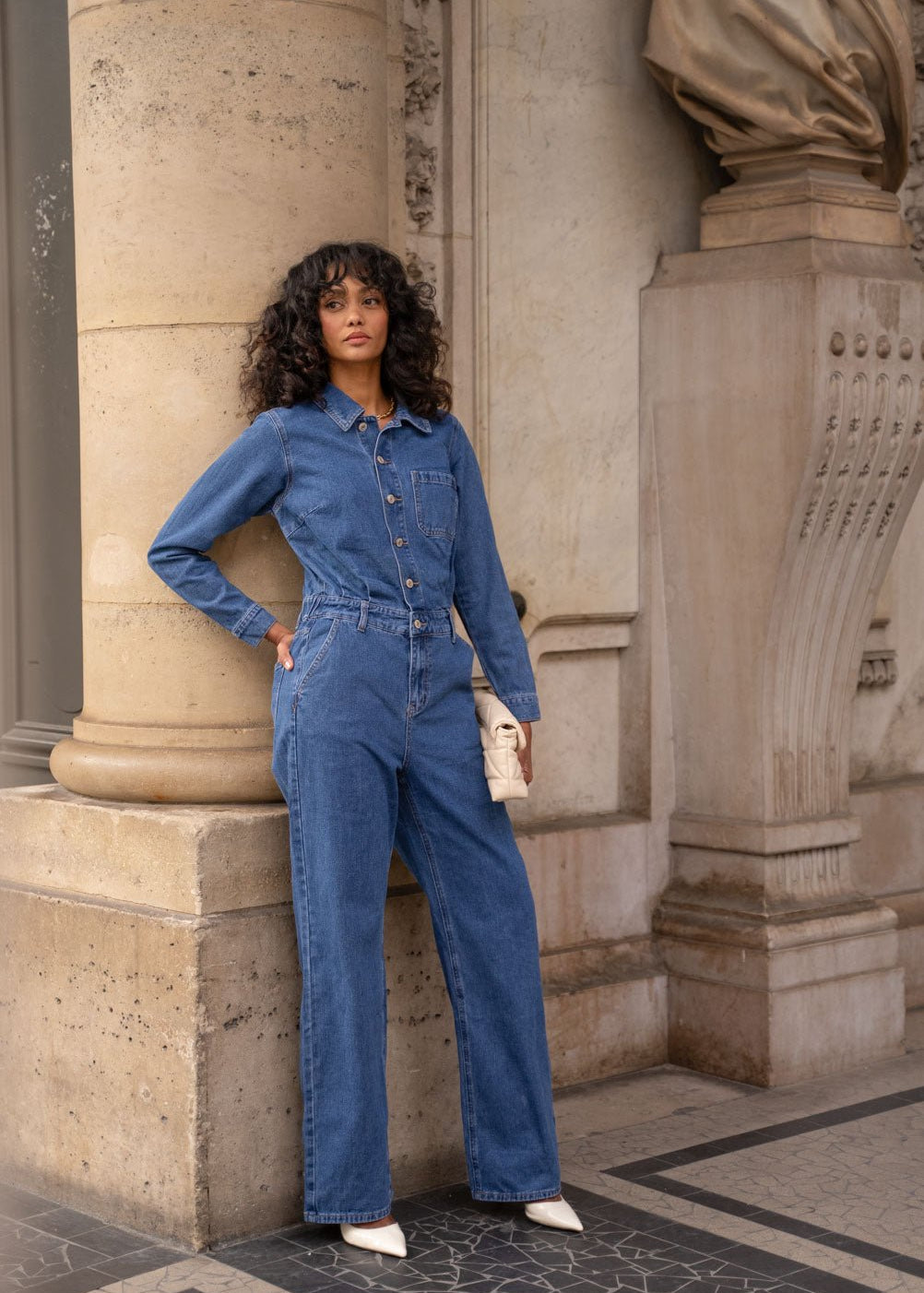 Combinaison Charly - denim stone - Oraije Paris