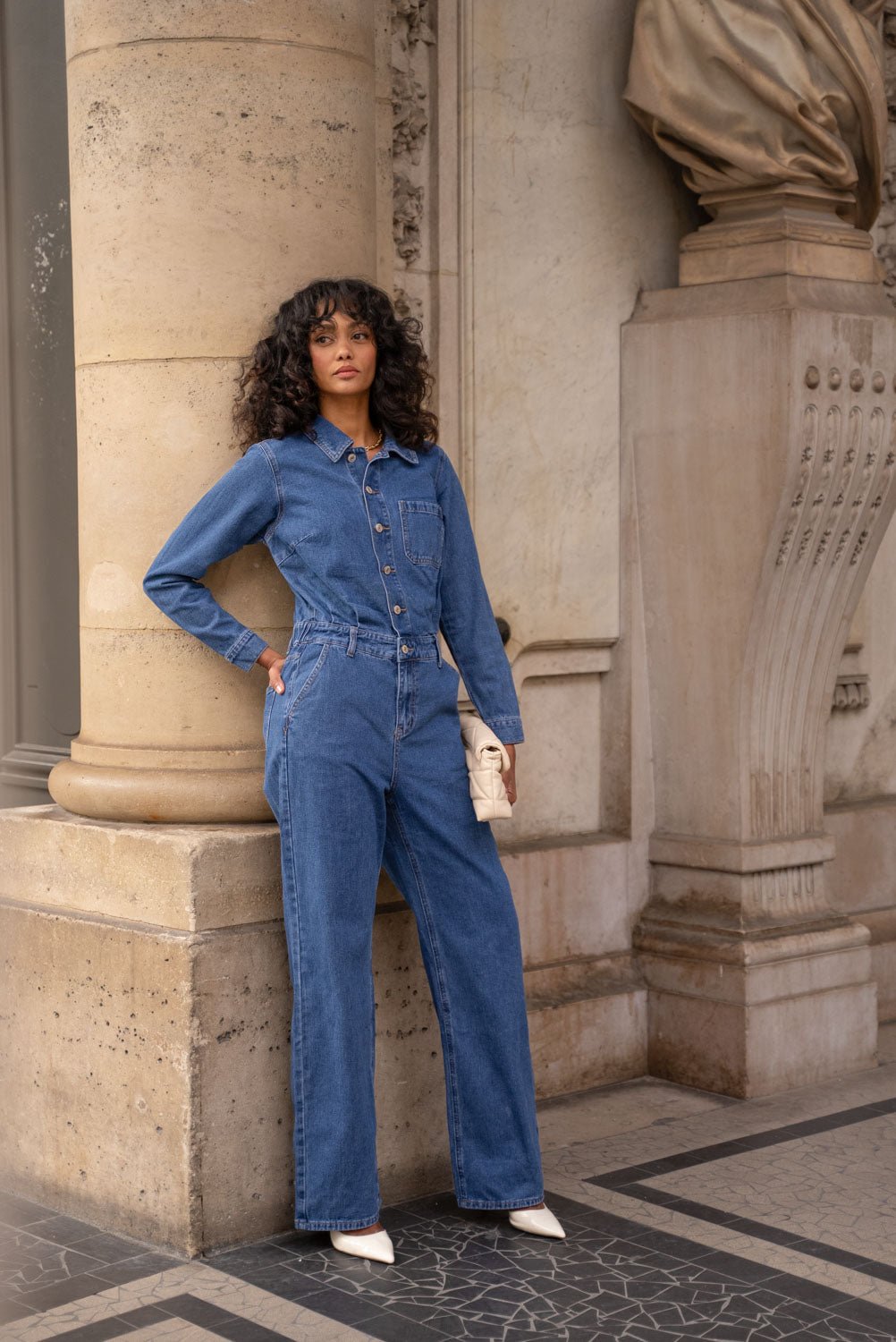 Combinaison Charly - denim stone - Oraije Paris