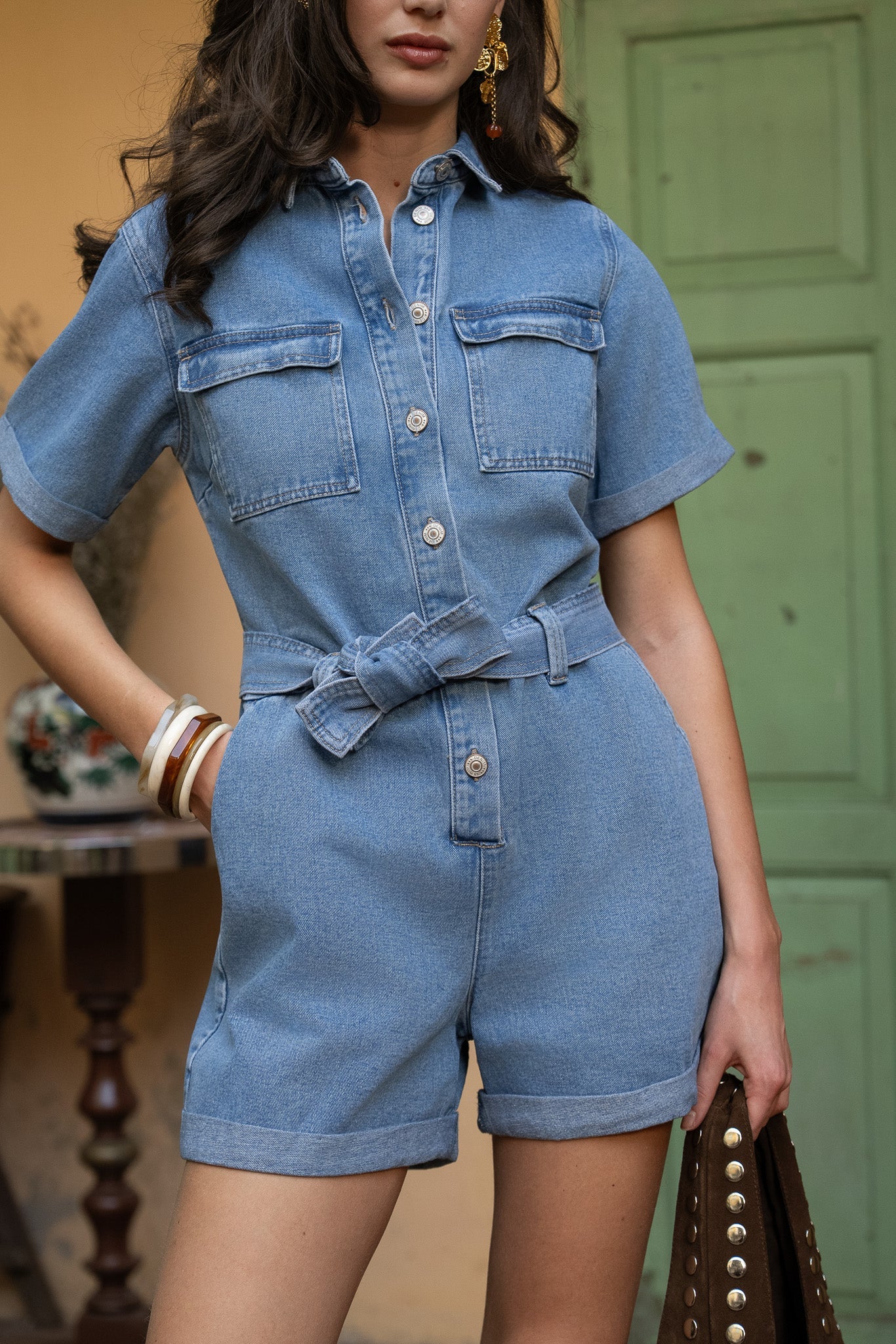 Combinaison Colombe - denim stone
