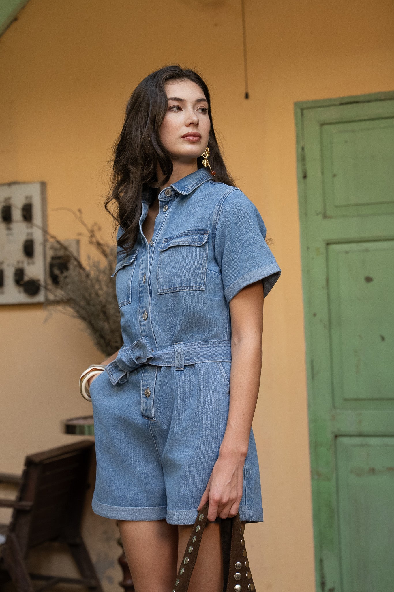 Combinaison Colombe - denim stone