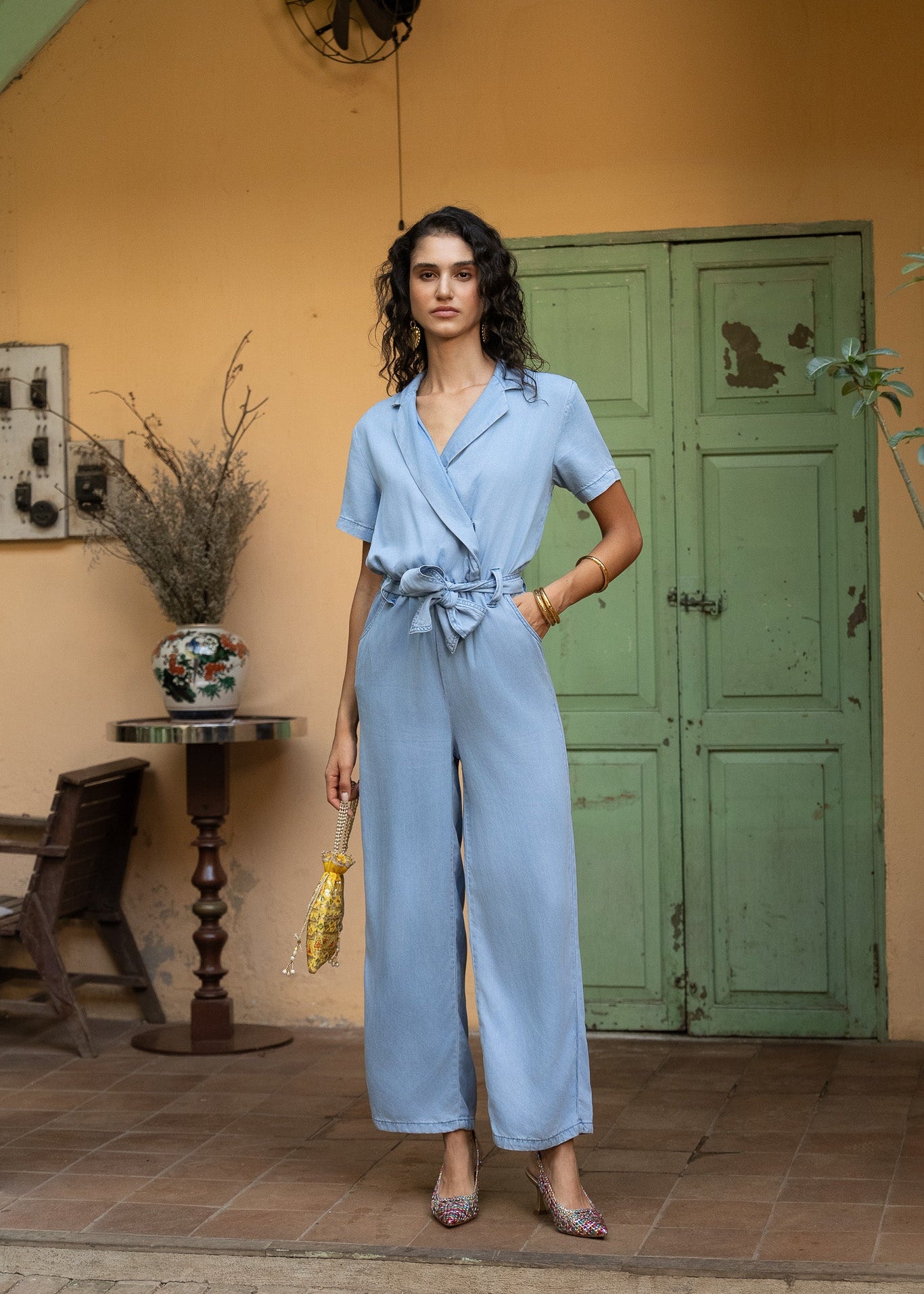 Combinaison Tina - denim clair