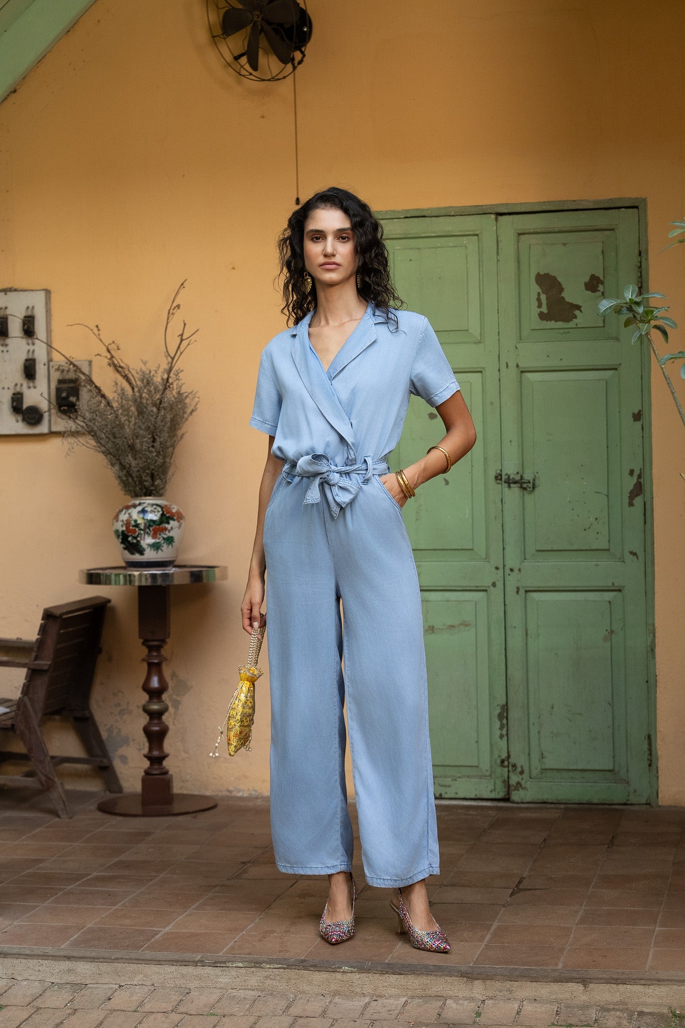 Combinaison Tina - denim clair