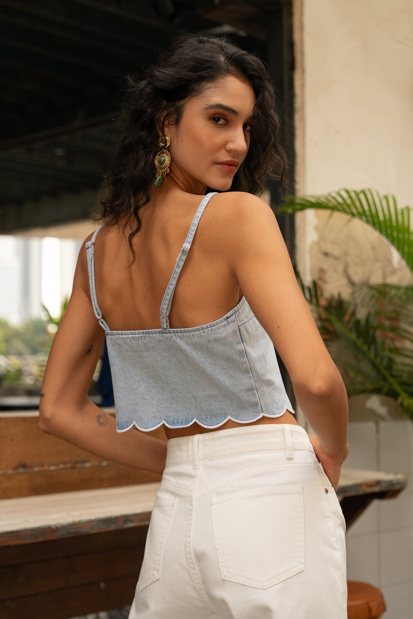 Haut Filo - denim clair