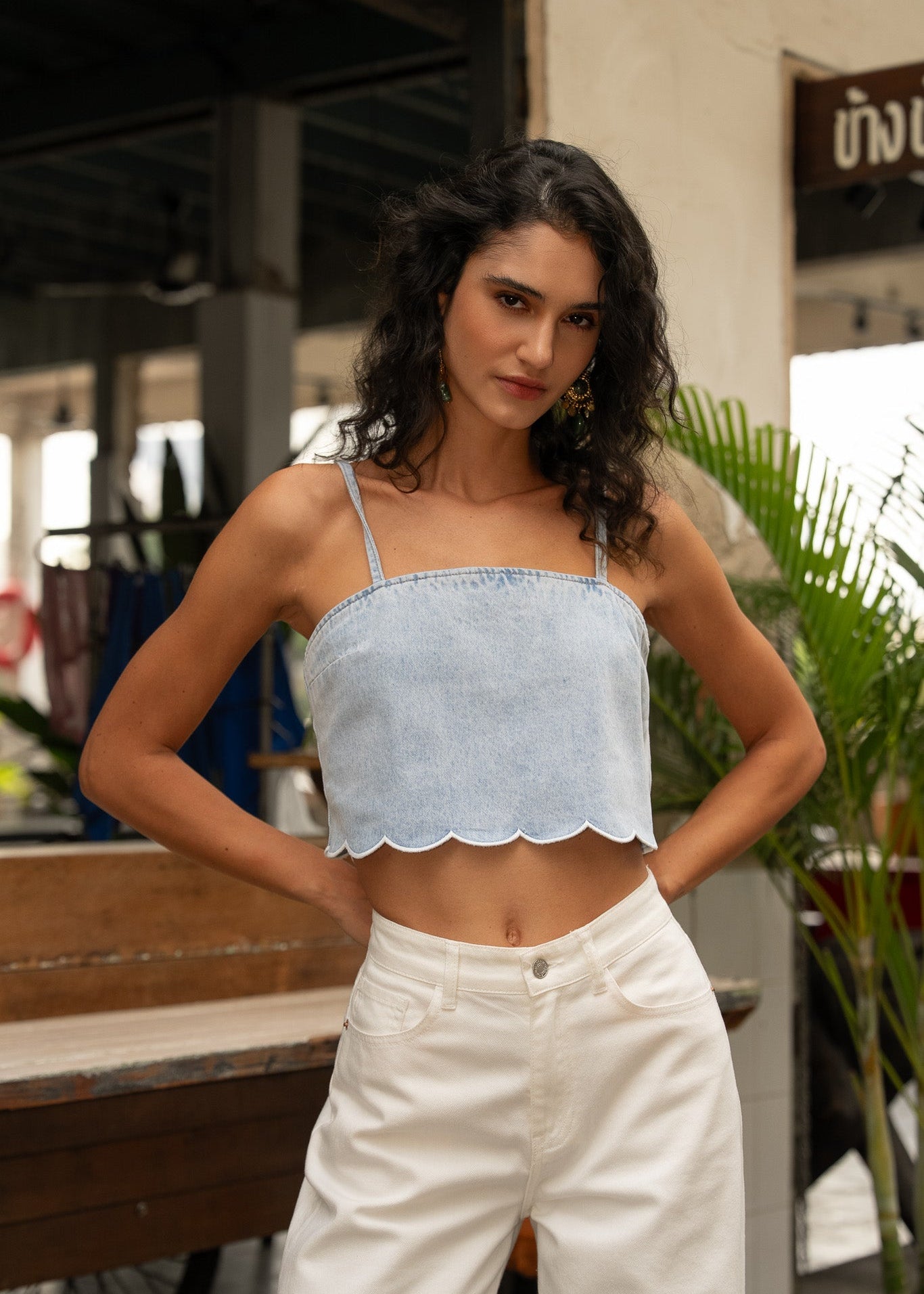 Haut Filo - denim clair