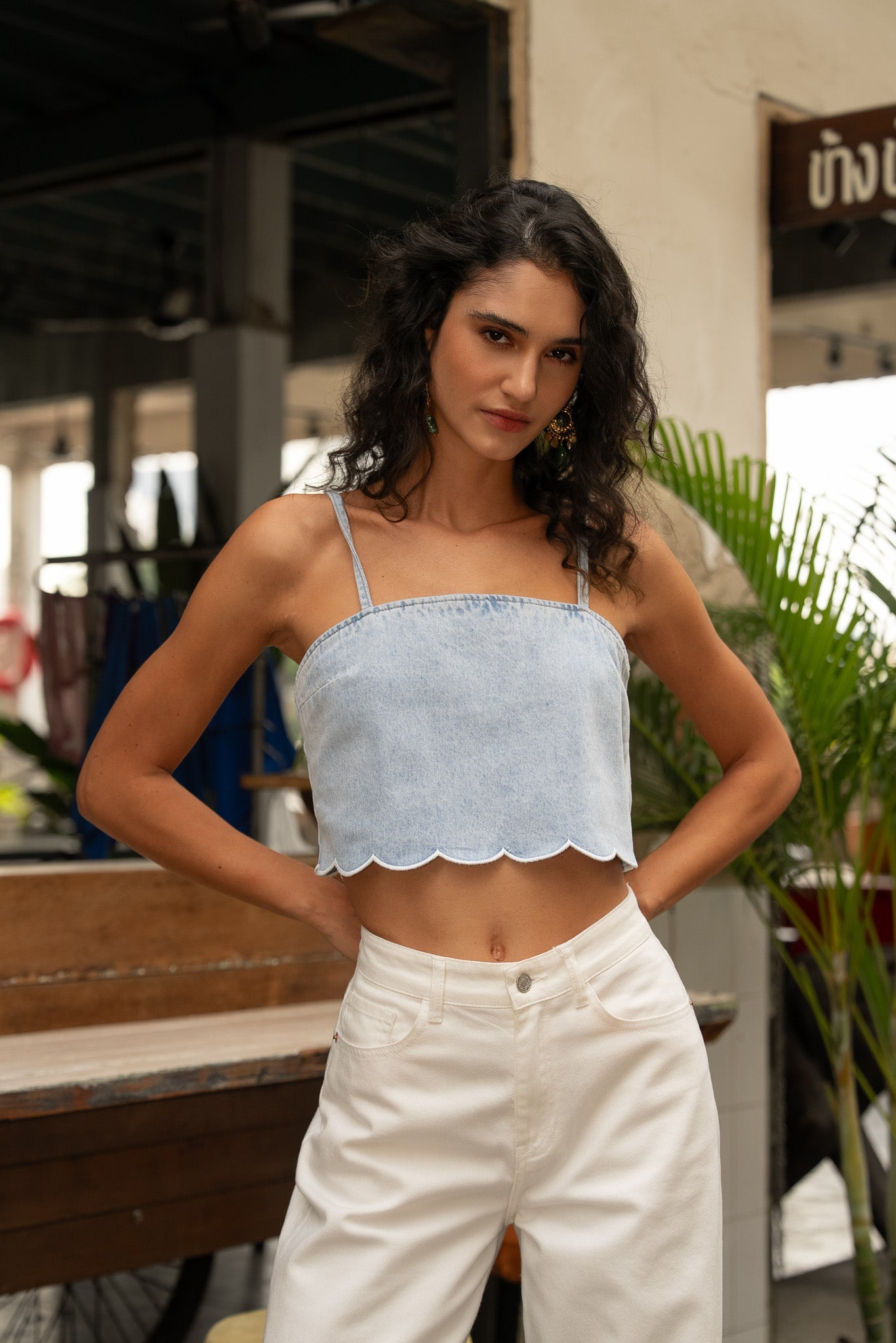 Haut Filo - denim clair