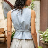 Haut June - denim clair