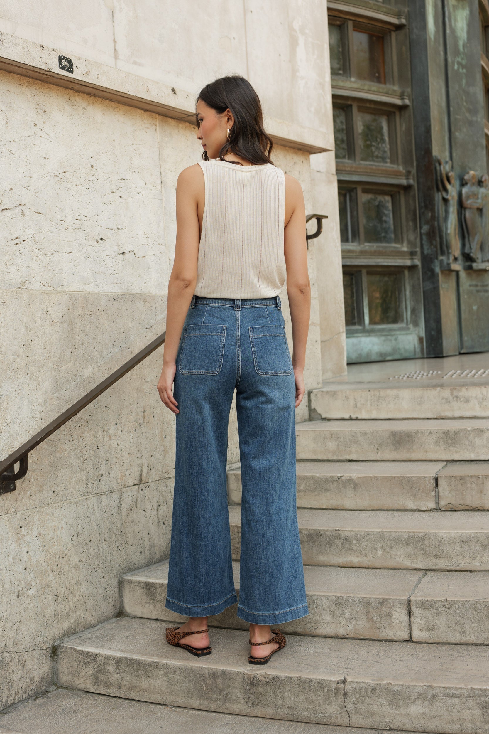 Jean Anne - denim stone