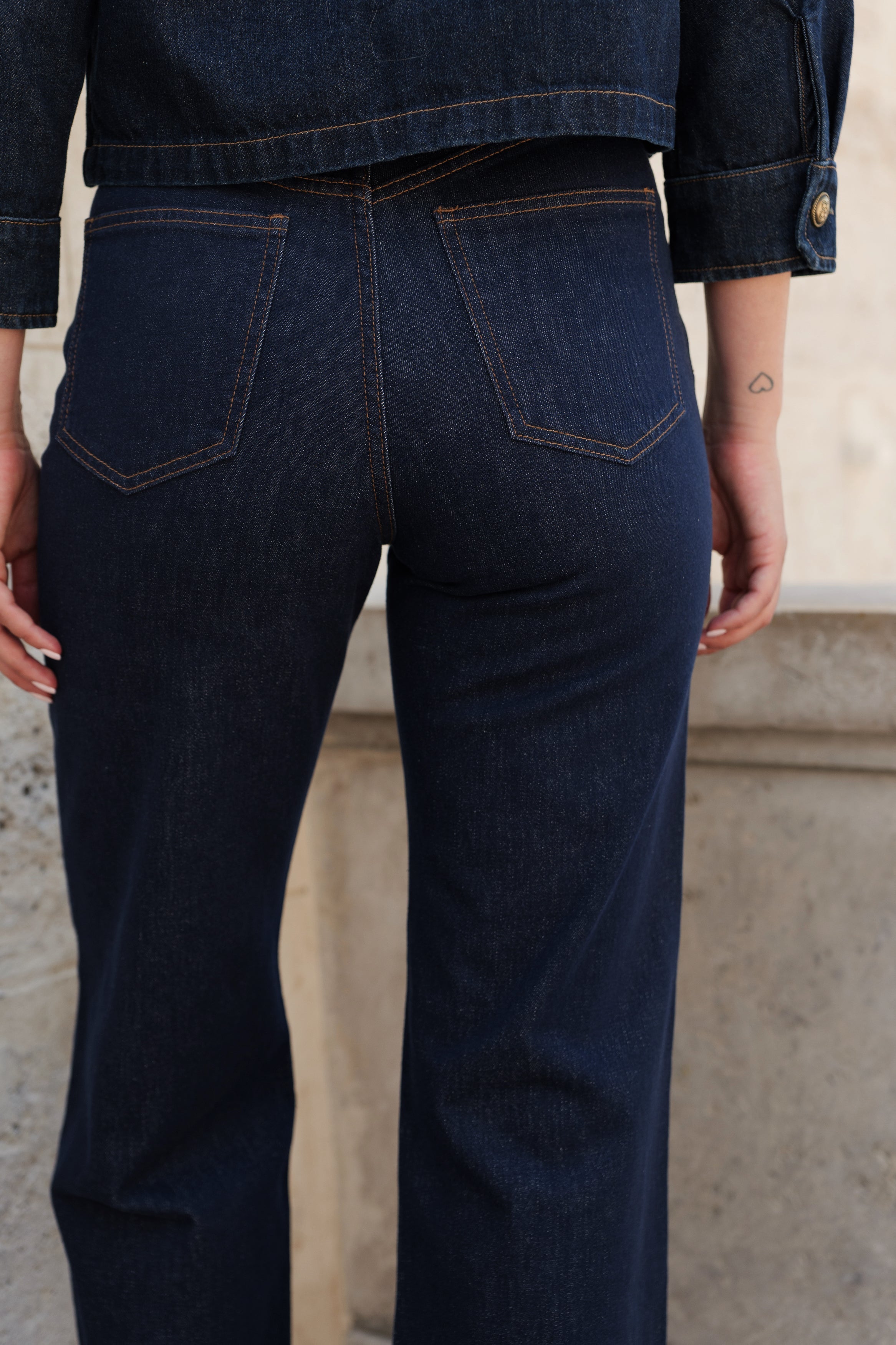 Jean Barbara - denim brut