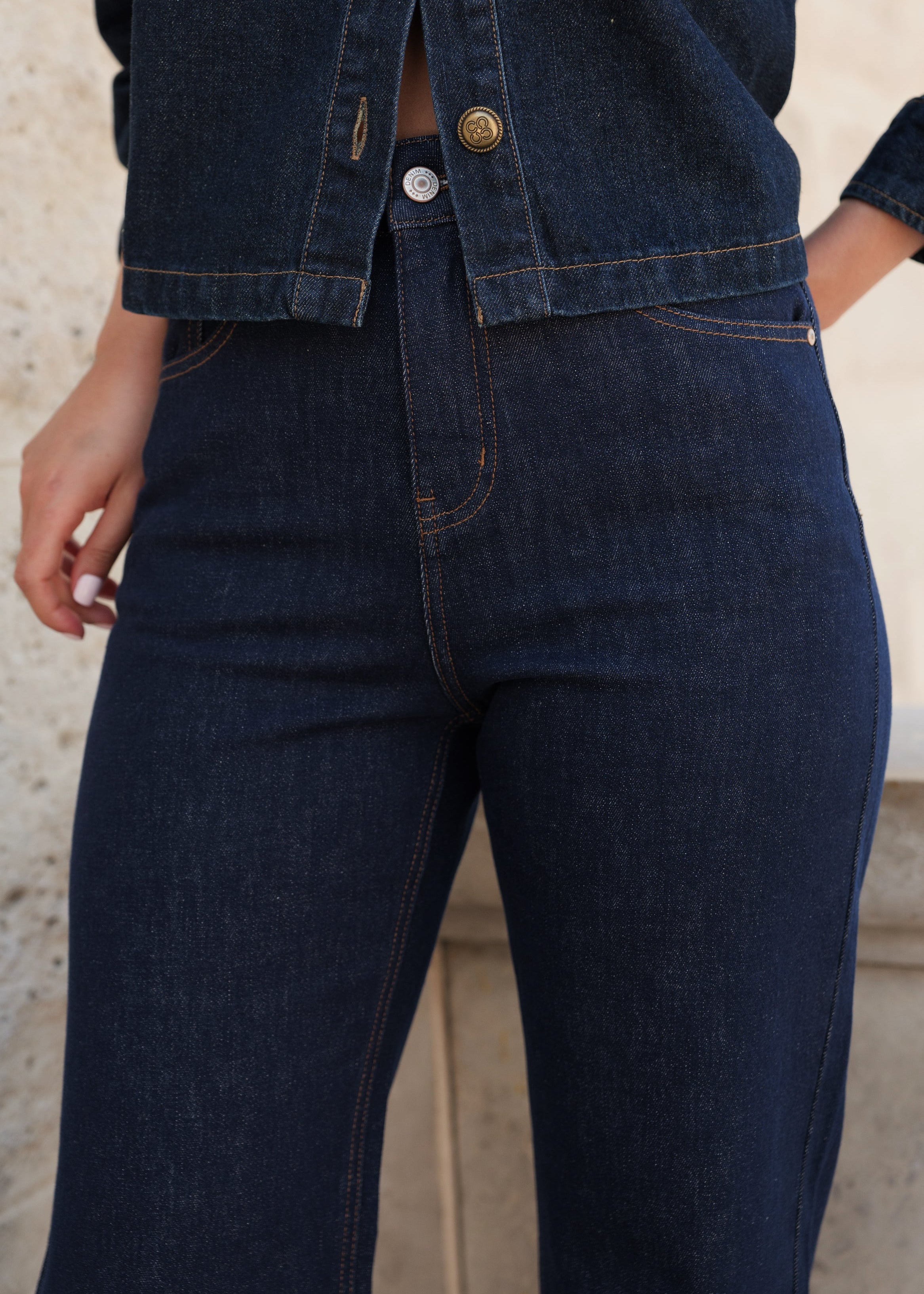 Jean Barbara - denim brut