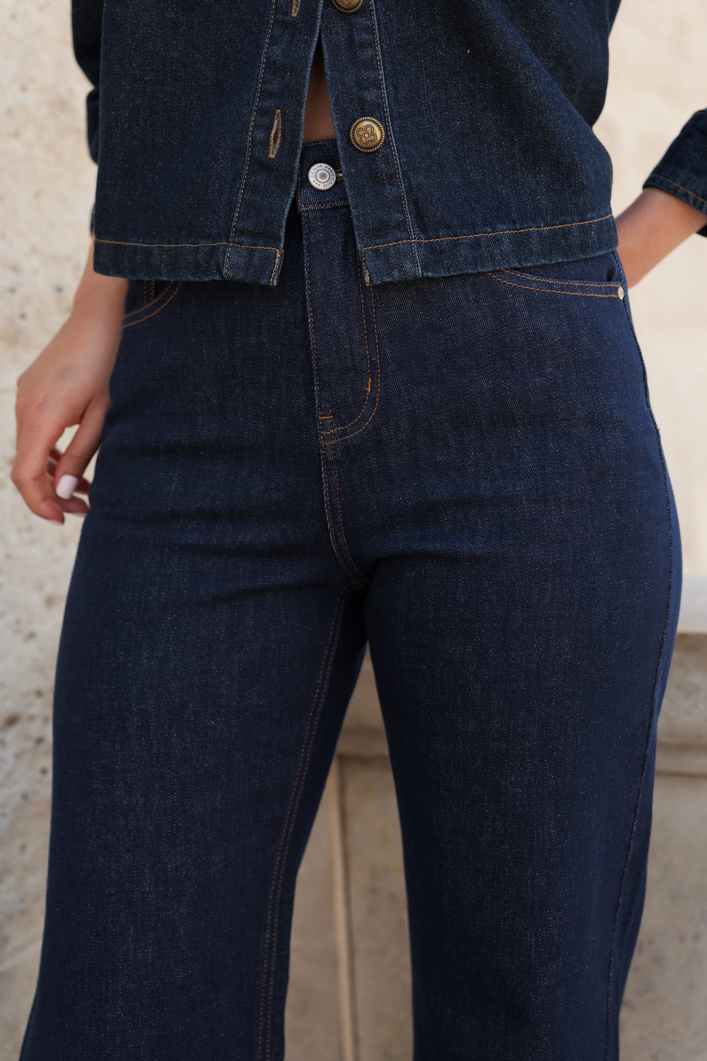 Jean Barbara - denim brut