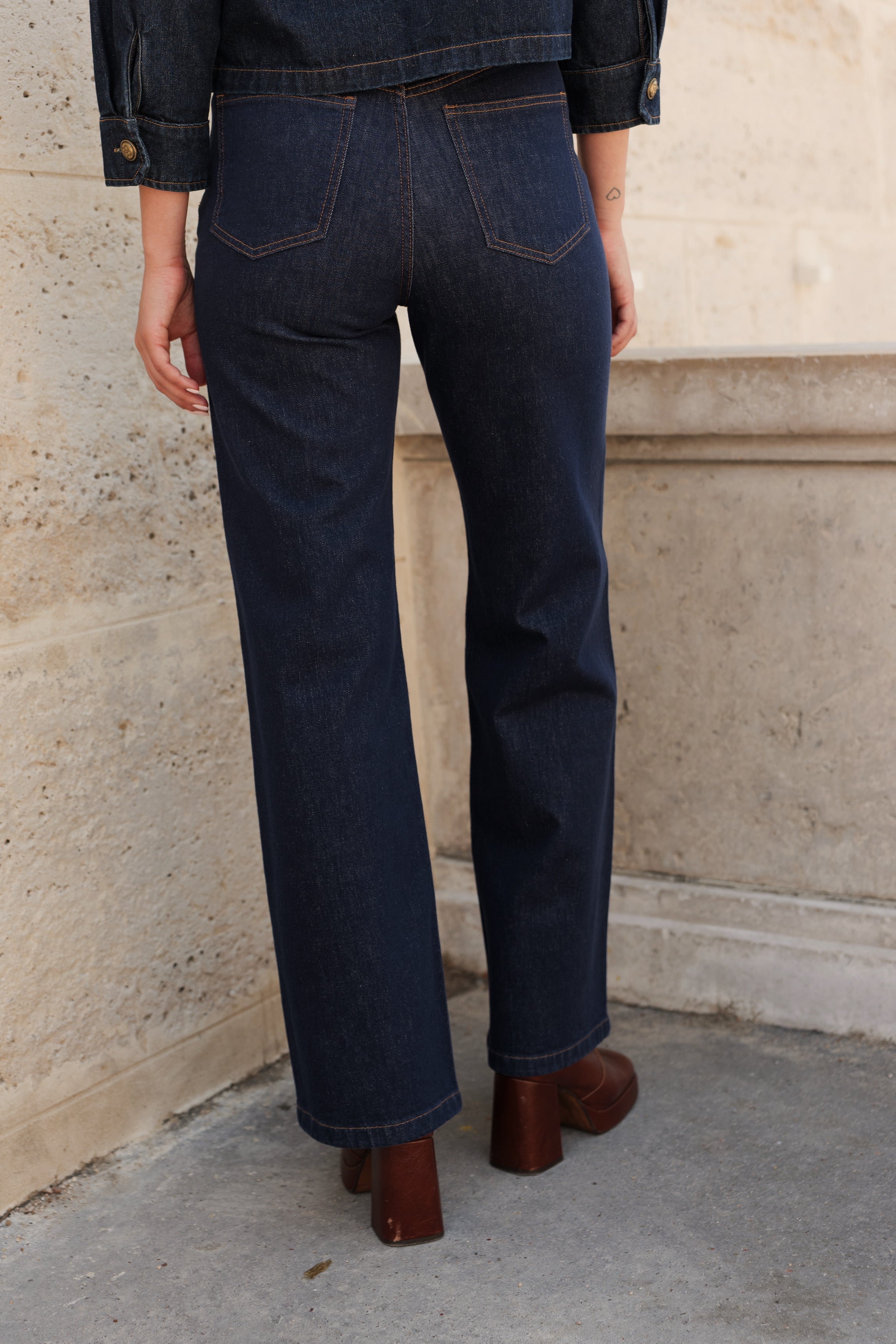 Jean Barbara - denim brut