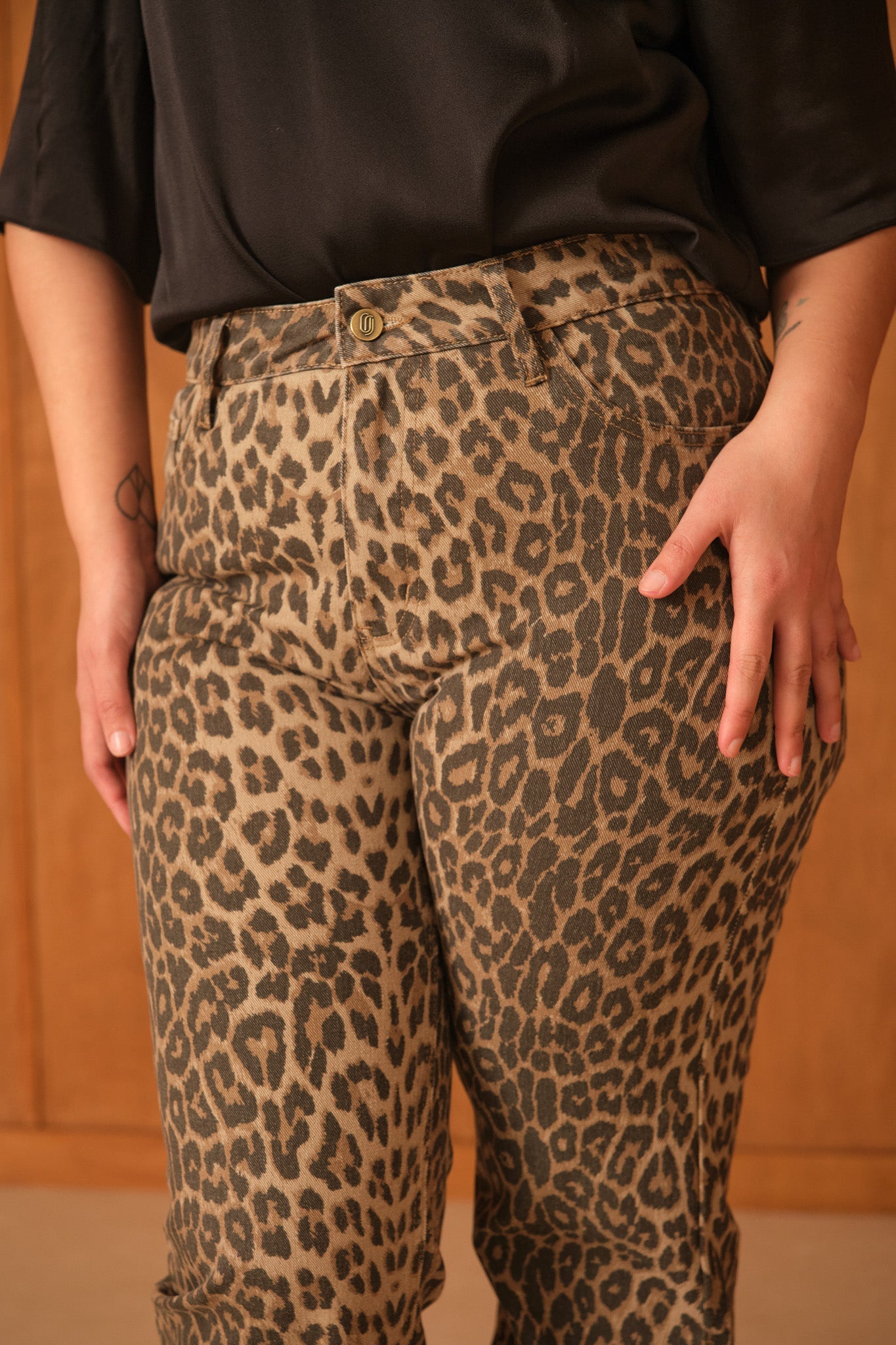 Jean Barbara - léopard - curvy