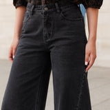 Jean Barnes - denim gris foncé - Oraije Paris