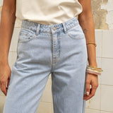 Jean Bony - denim bleu clair