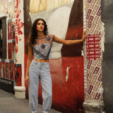 Jean Bony - denim bleu clair