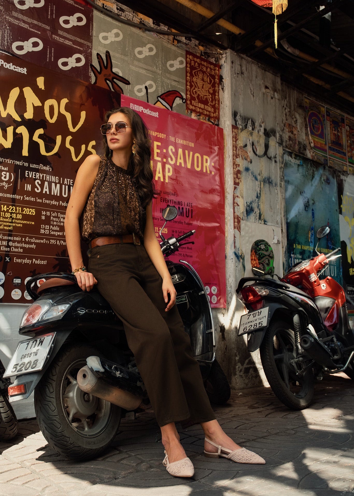 Jean Bony - denim chocolat