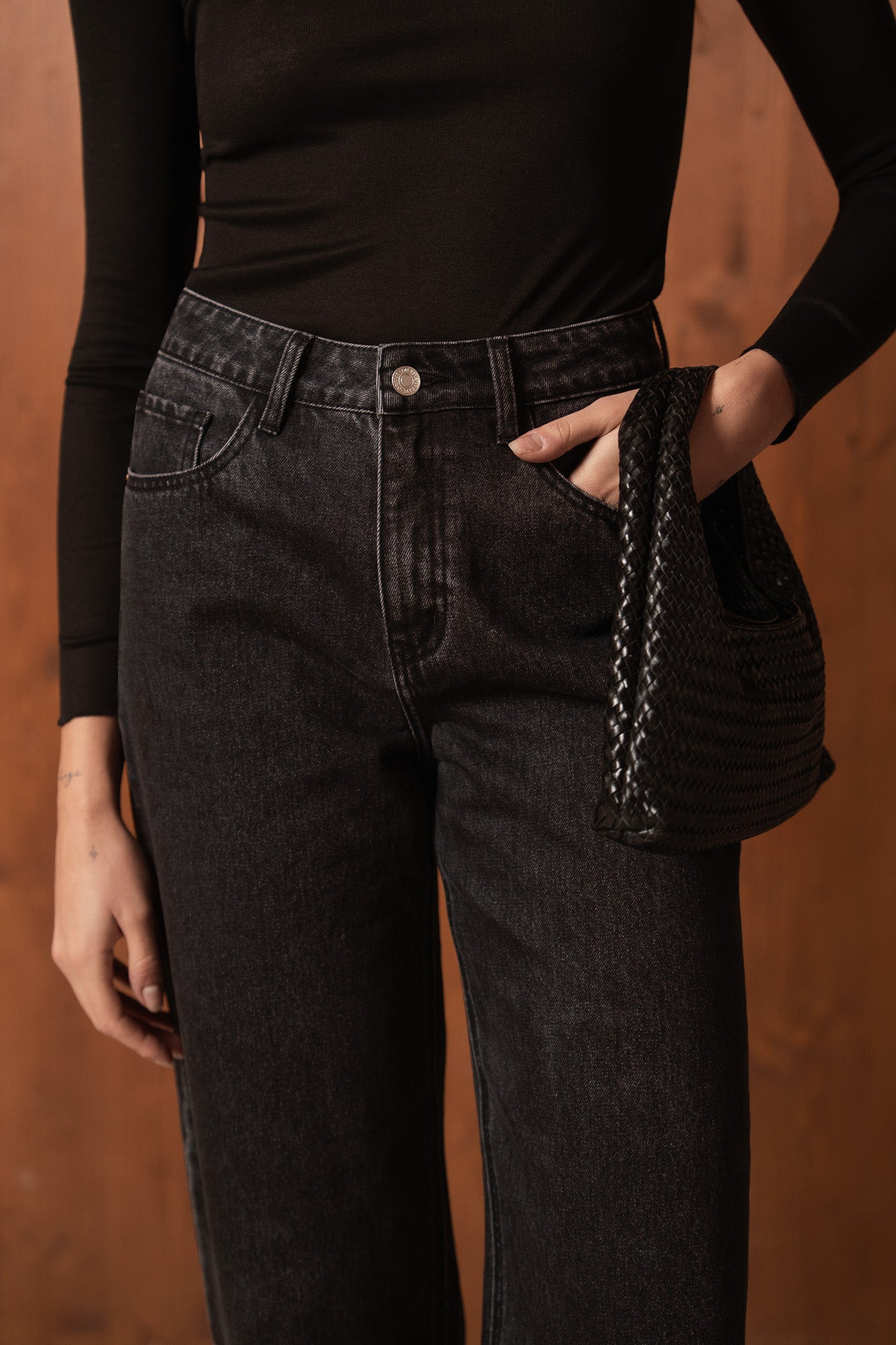 Jean Bony - denim gris foncé - Oraije Paris