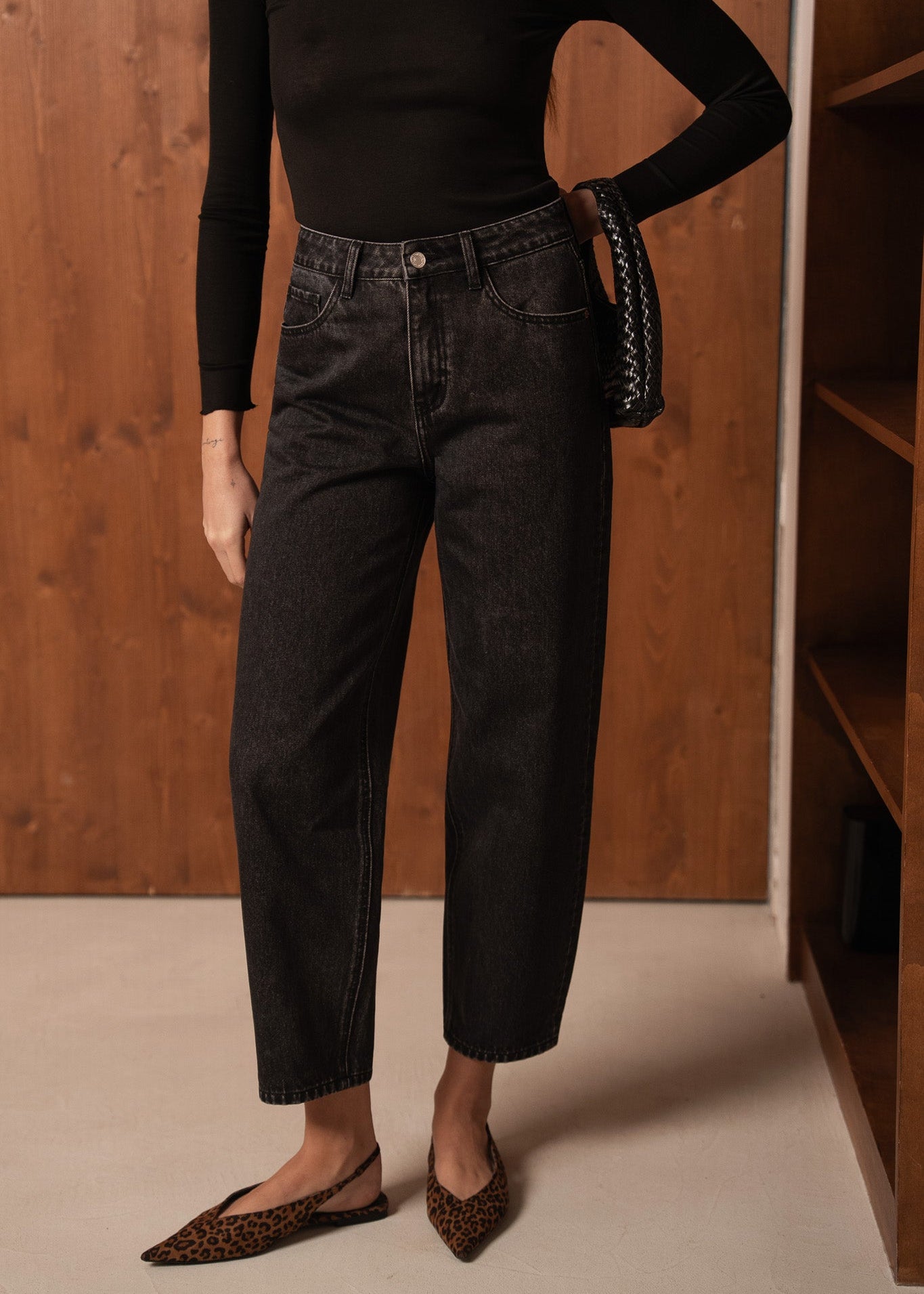 Jean Bony - denim gris foncé - Oraije Paris