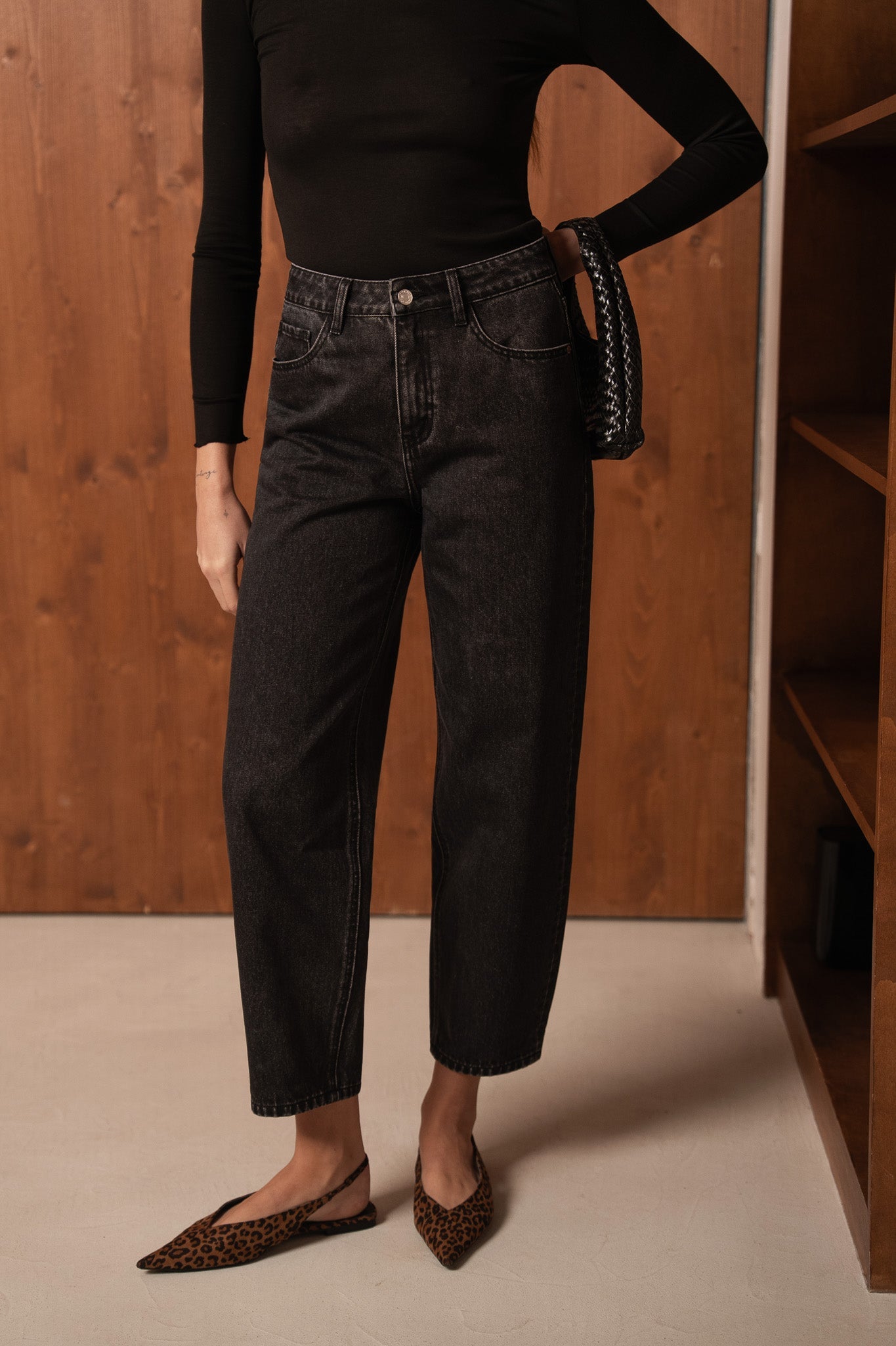 Jean Bony - denim gris foncé - Oraije Paris