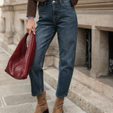 Jean Boy - denim bleu foncé - Oraije Paris