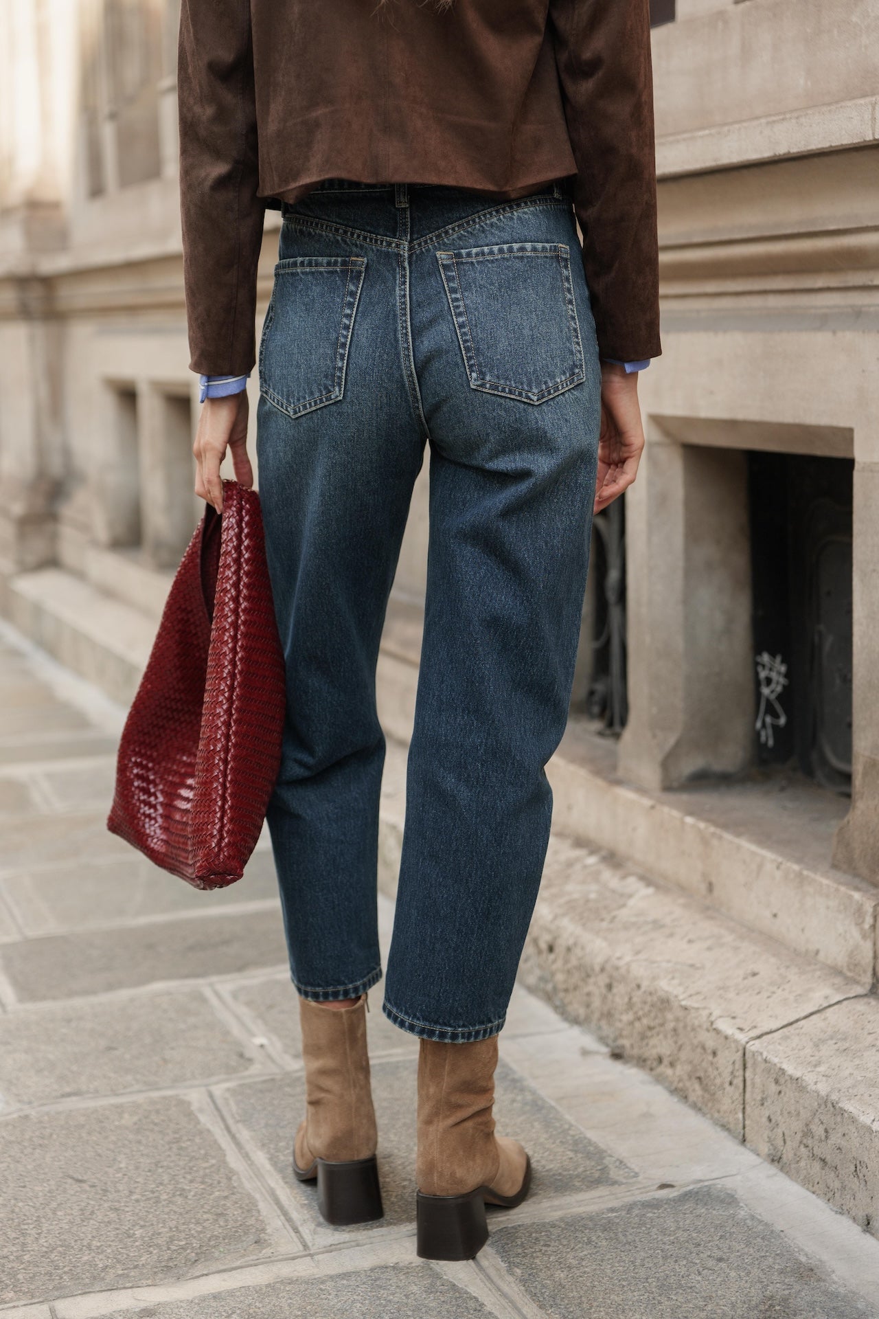 Jean Boy - denim bleu foncé - Oraije Paris