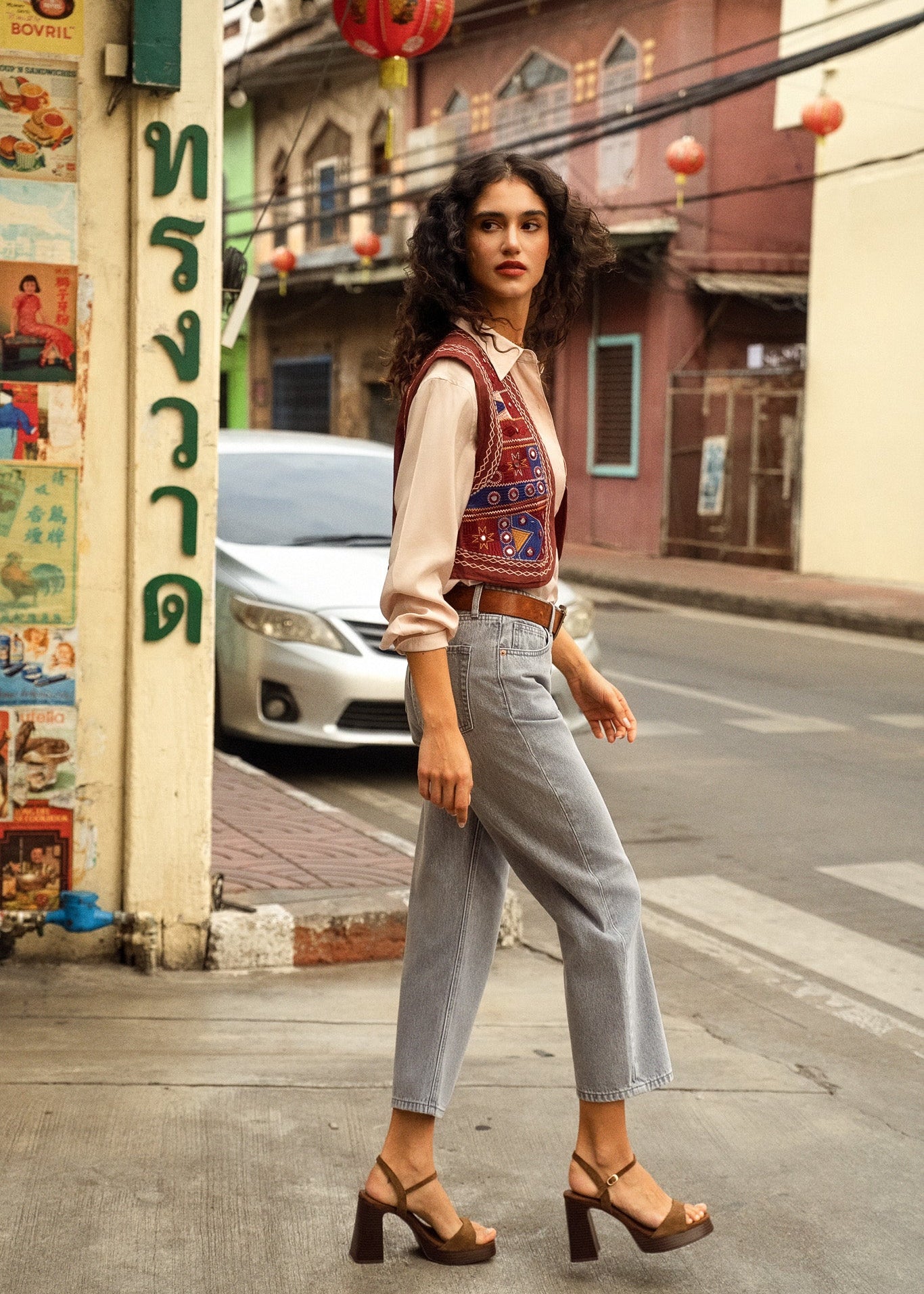 Jean Boy - denim gris clair