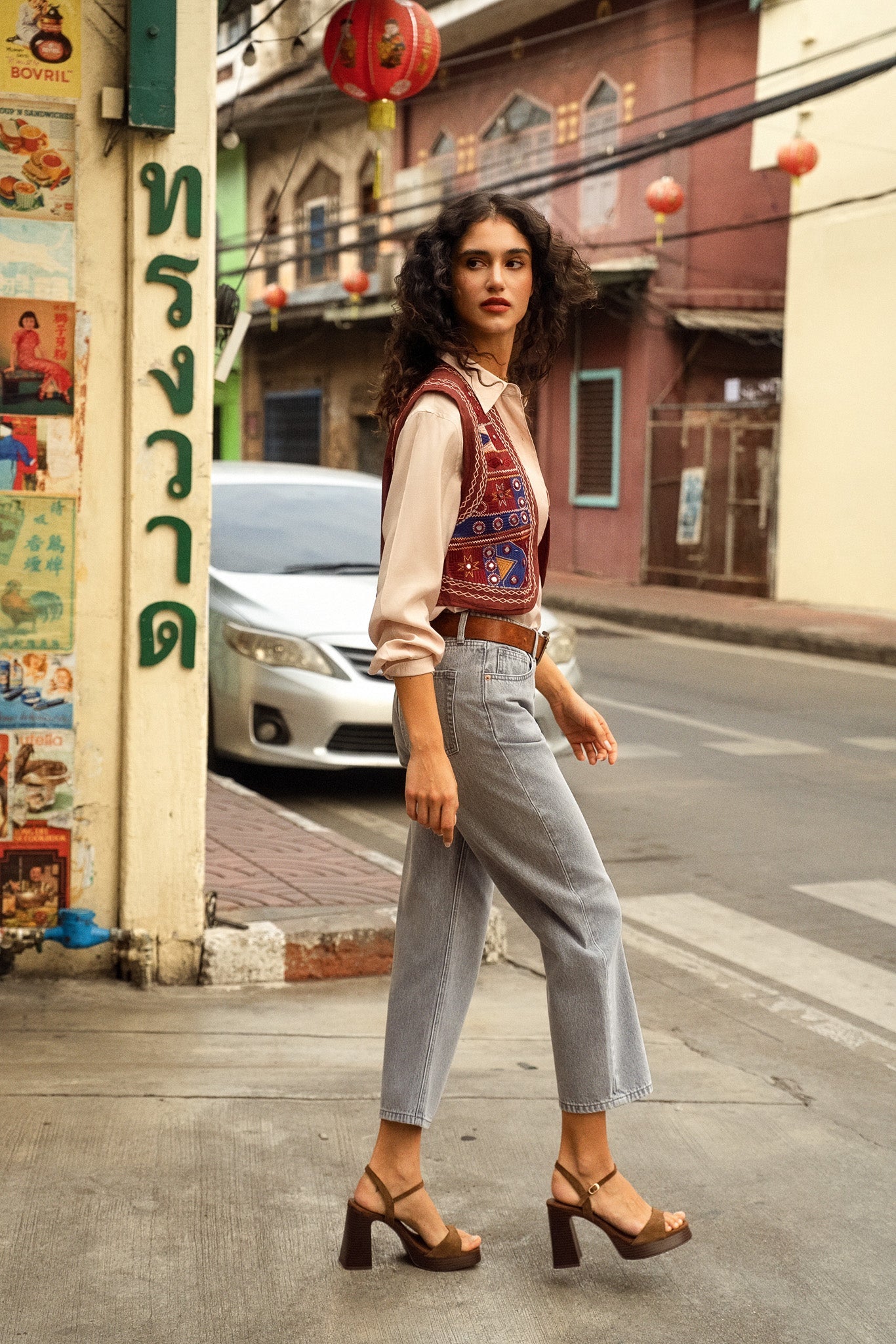 Jean Boy - denim gris clair