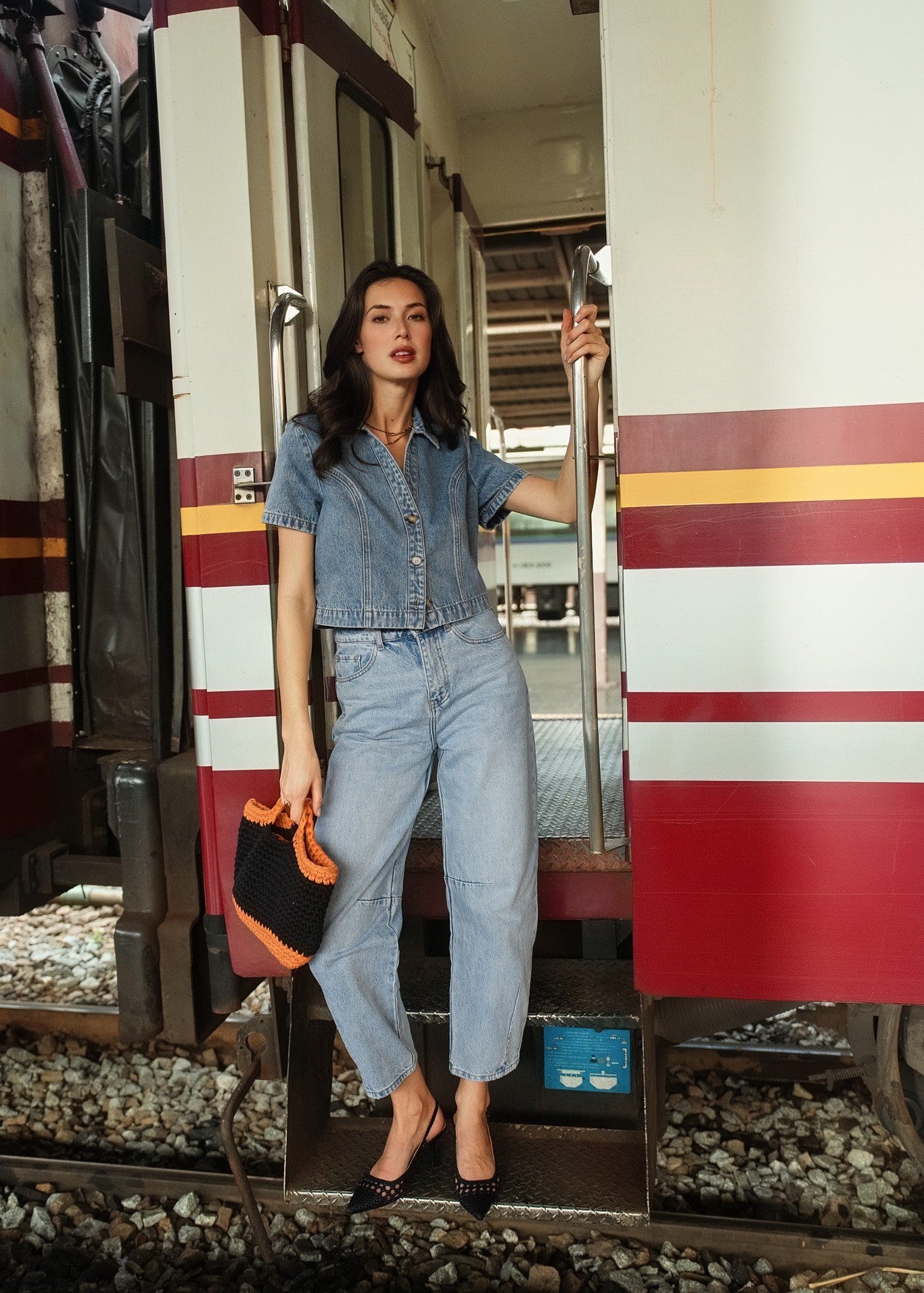 Jean Brandy - denim clair