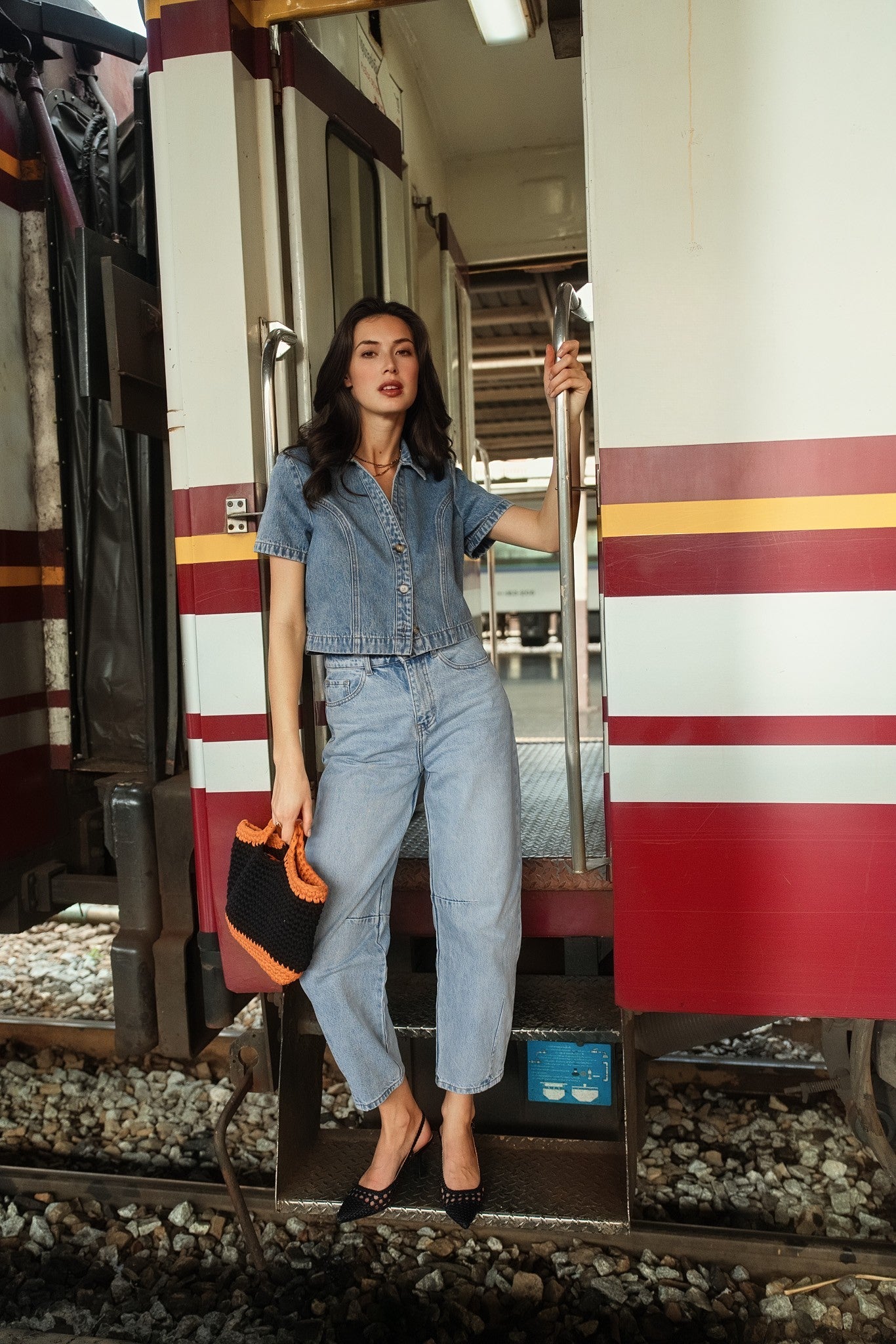 Jean Brandy - denim clair